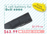 9 cell battery for Dell 6000