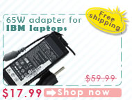 65W adapter for IBM laptops
